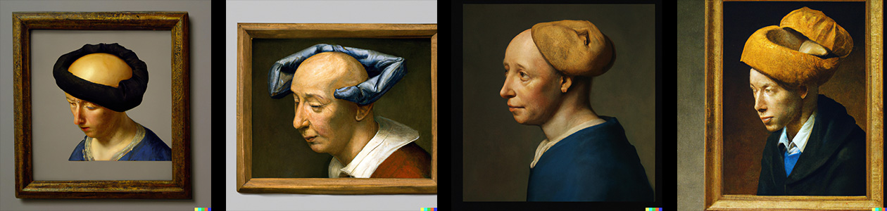Zweiter Versuch im Stil von Johannes Vermeer (Dall-E)