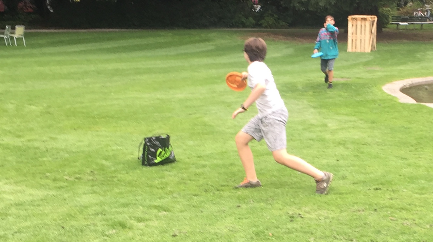 Sportliche Betätigung im Kocherpark